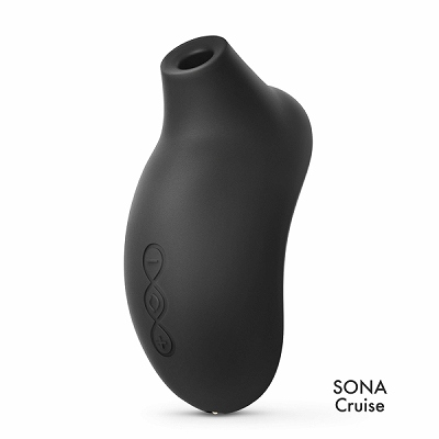 LELO SONA Cruise2の先端の吸引口と操作ボタン