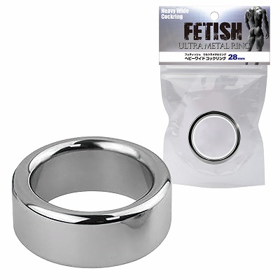 フェティッシュウルトラメタルリング　ヘビーワイドコックリング 28mm