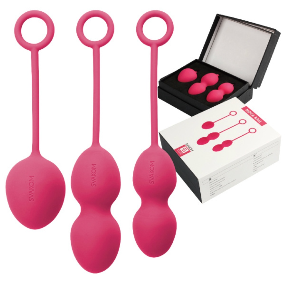 SVAKOM（スヴァコム）ノバボール プラムレッド