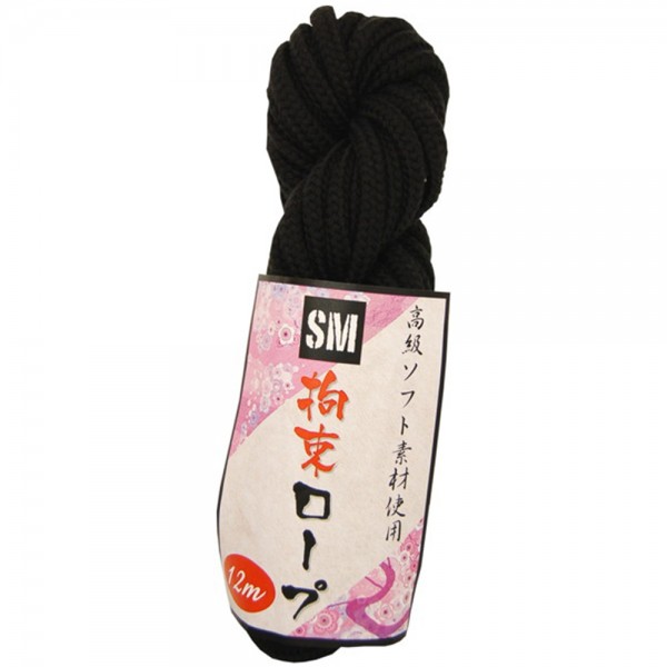 SM拘束ロープ(12m)黒