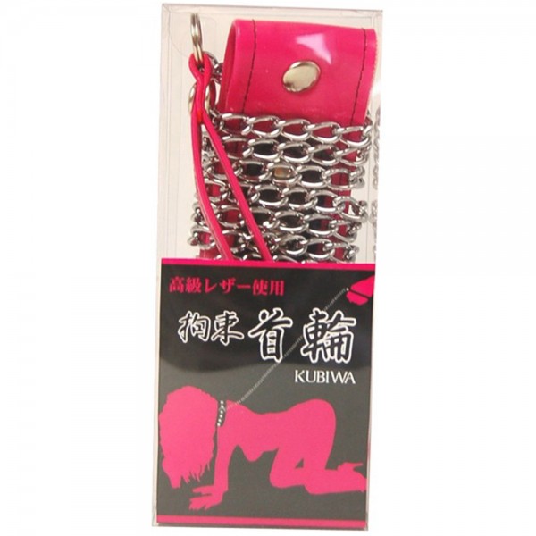 SM拘束　首輪(ピンク)