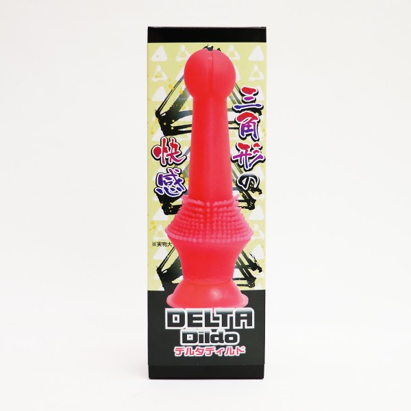 変形できる　DELTAディルド(デルタディルド)曲げたりヒネったり好みの形状に変形できる吸盤型三角ディルド