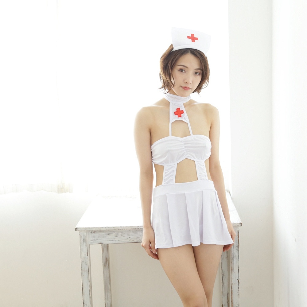 エロコス　ナースA ホワイト