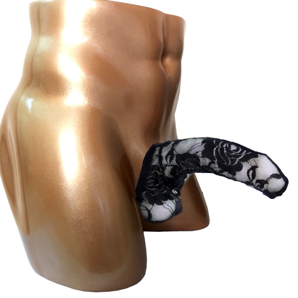 BadDaddy セクシーメンズ レースサック（S-006） ブラック