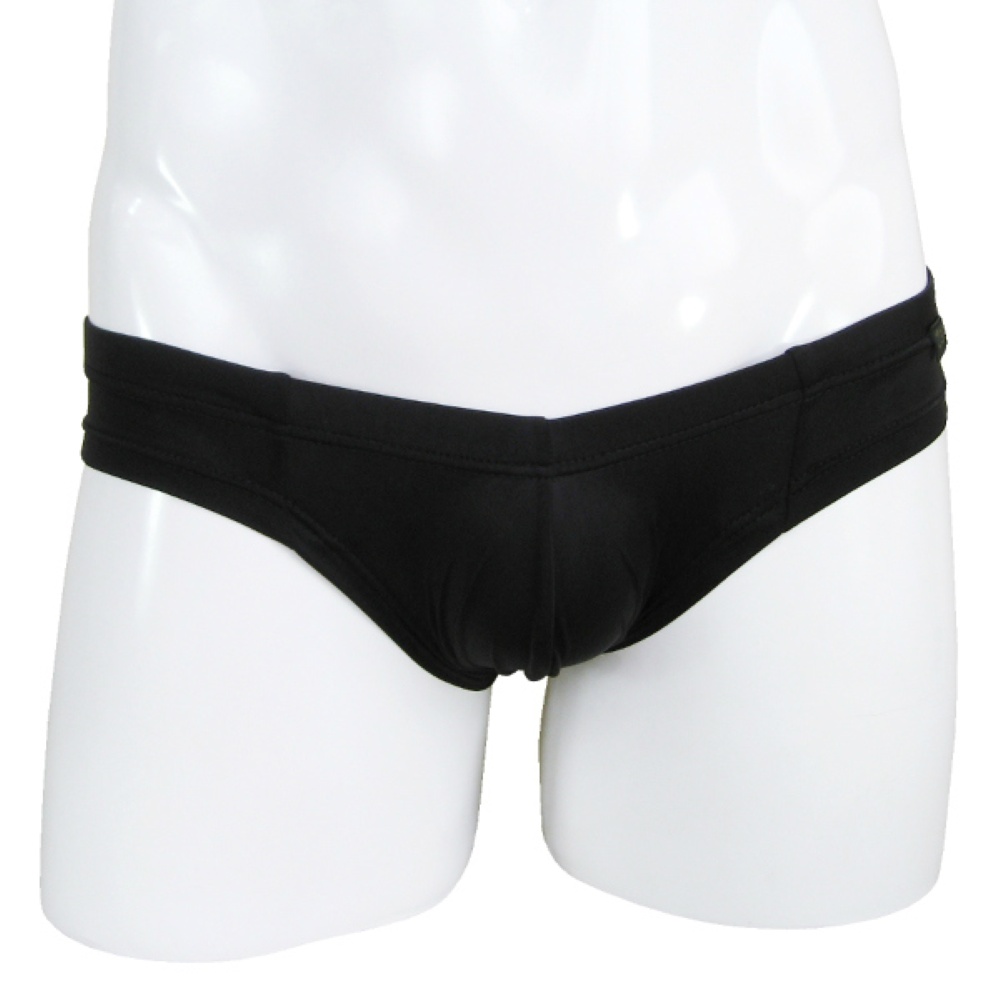 ミラコスモ　メンズもっこりハーフバック　L ブラック