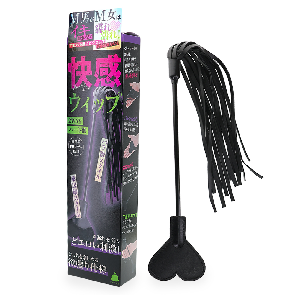 快感ウィップ　２ＷＡＹハート鞭