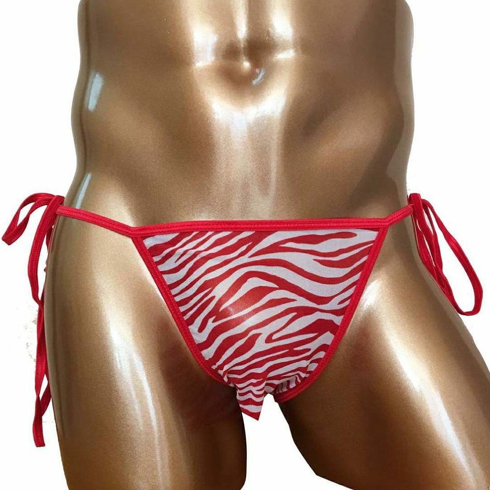 BadDaddy 紐パンZEBRA レッド