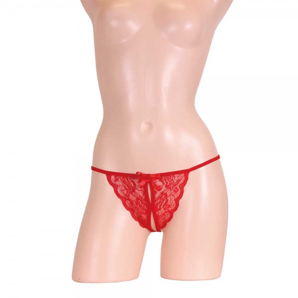 とびっきりエロいオープンTバック　レッド