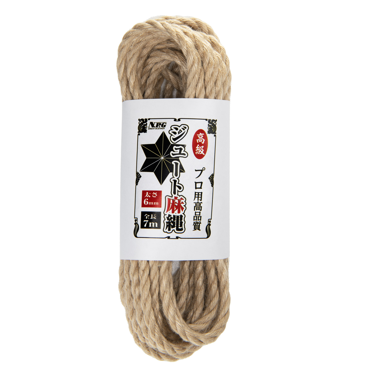 ジュート麻縄(7m)6mm