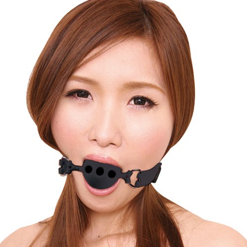 虜プレミアム 口枷(大)黒