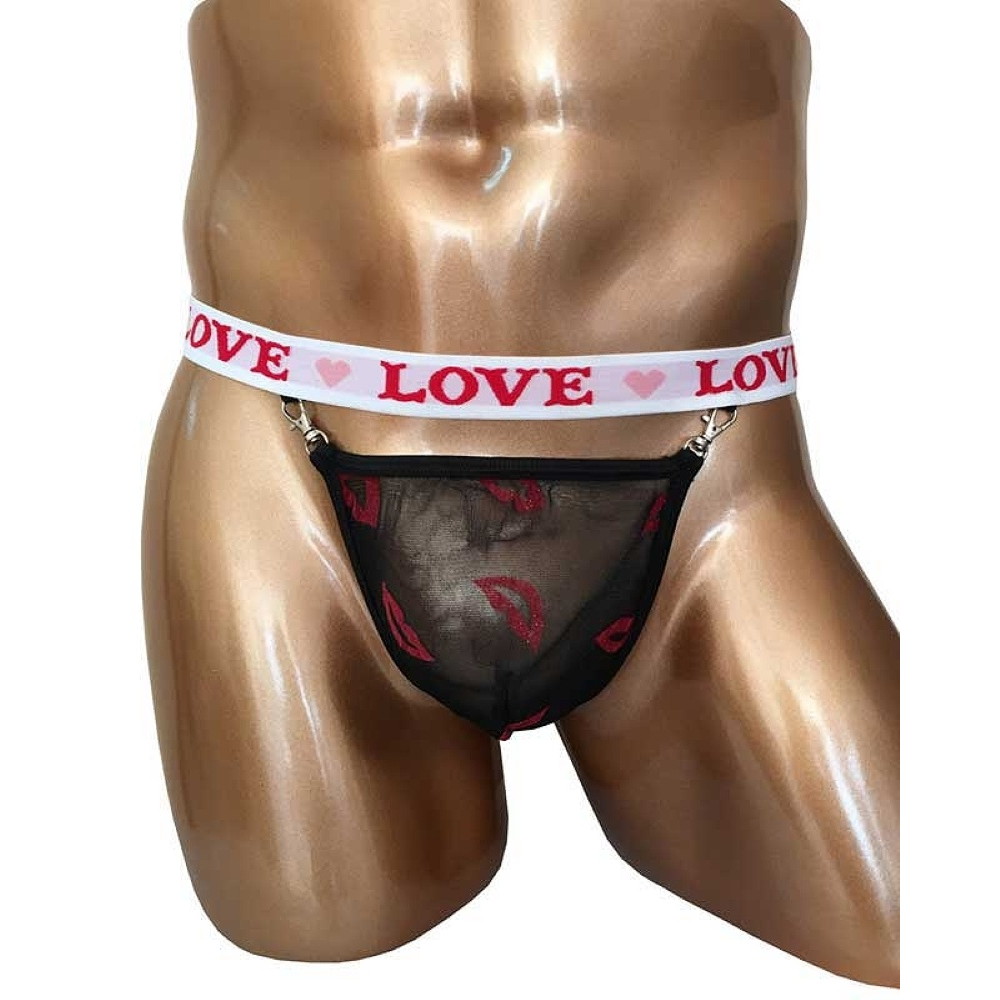 BadDaddy SEXYレースビキニ(L-003) LOVE BLACK