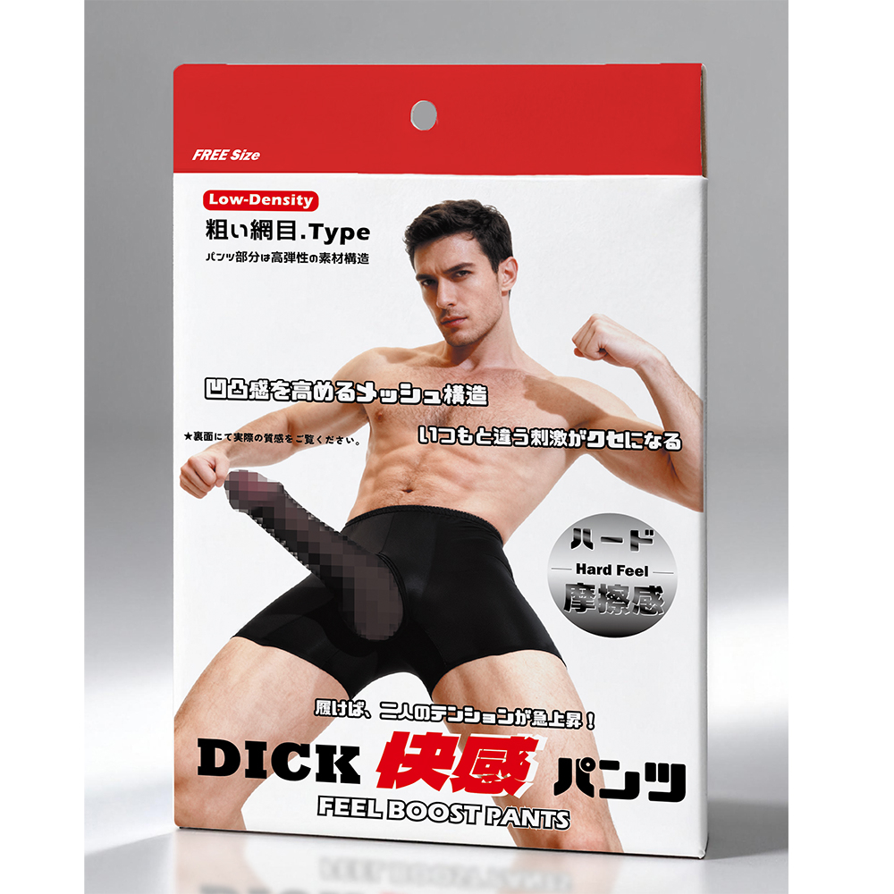 【ＤＩＣＫ快感パンツ】粗い網目．Ｔｙｐｅ　ブラック