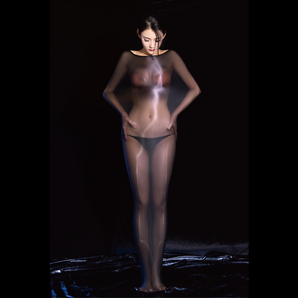 グレース　セクシースリーピングバッグフルボディストッキング ブラック