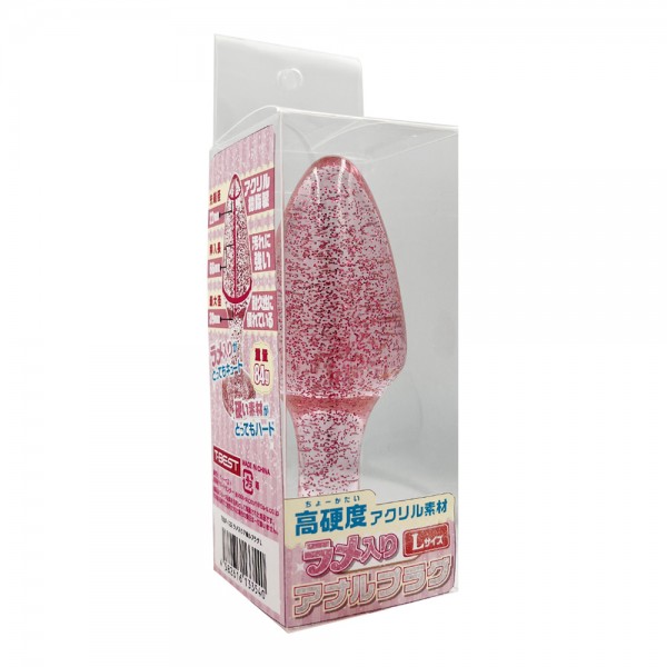 ラメ入りアナルプラグ　L