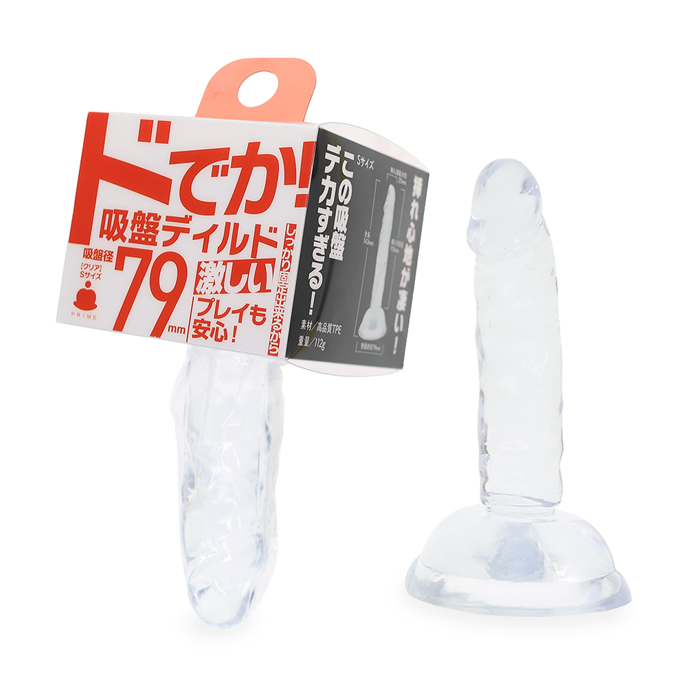 ドでか吸盤ディルド Sサイズ クリア