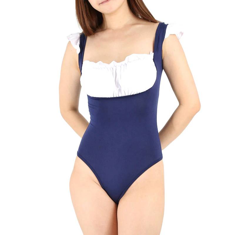 chu-U-chu Costume Collection メイドさんのスクール水着 紺（S-022）