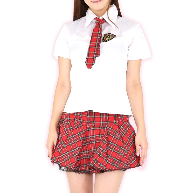 chu-U-chu Costume Collection ミニスカスクールガール（G-004B）レッドチェック