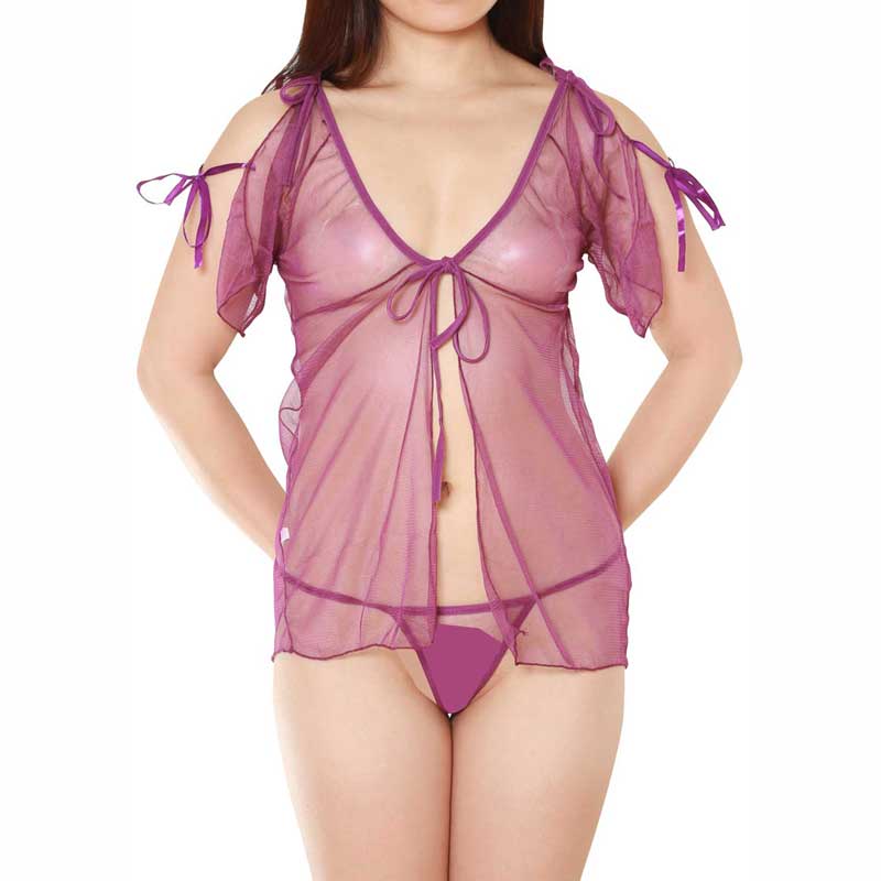 chu-U-chu Lingerie Collection ラブリーベビードール（L-018）パープル