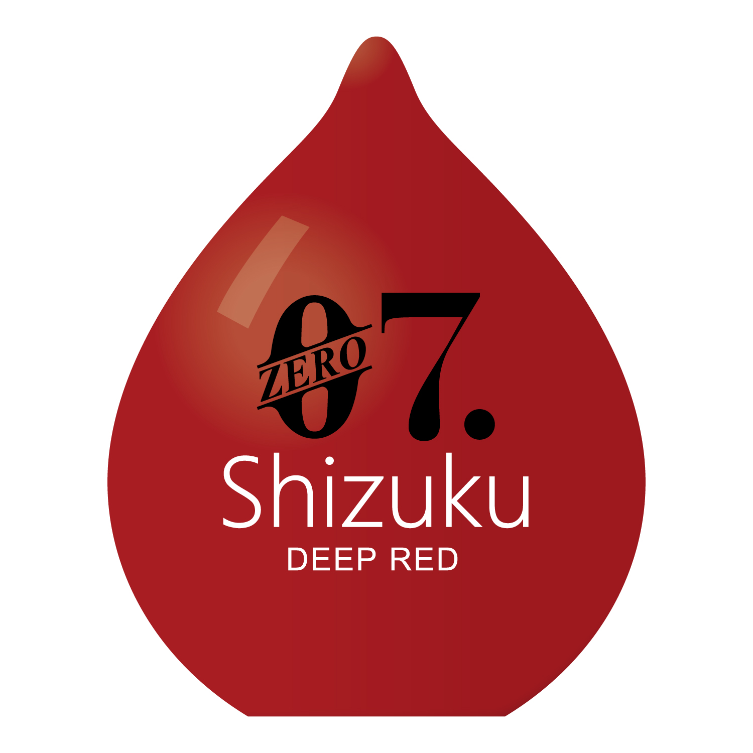YUIRA-ZERO7shizuku- DEEP RED [ローション付き][ポータブル型]