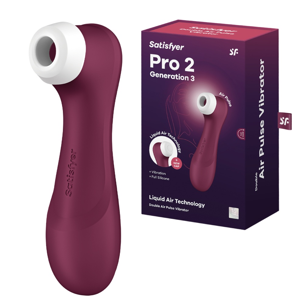 ※品切れ中　Satisfyer Pro 2 G3 Wine Red(プロ 2 G3 ワインレッド )