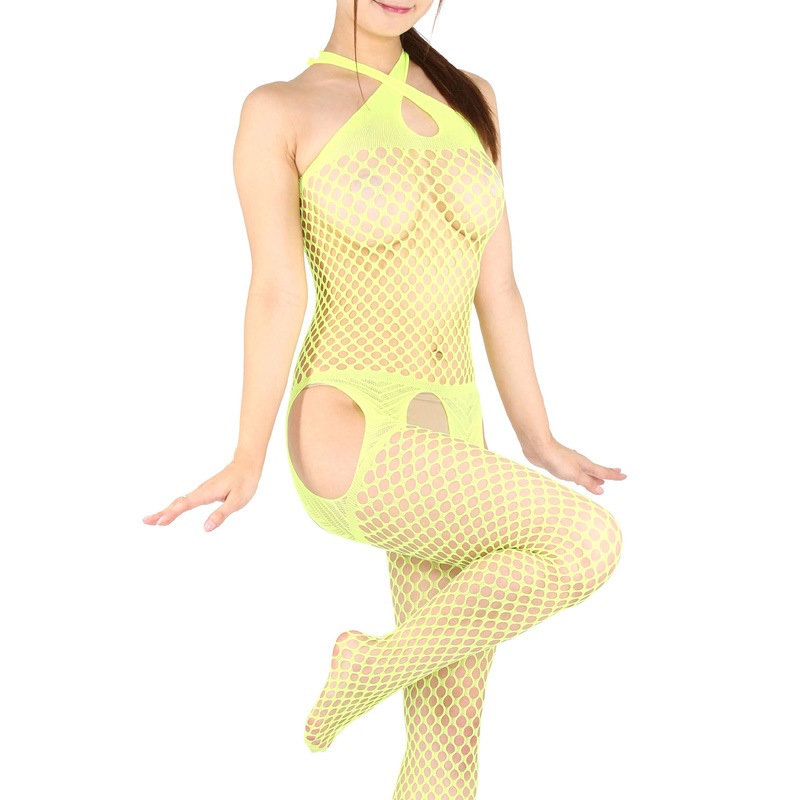chu-U-chu Lingerie Collection グラマラスボディストッキング（G-032）イエロー