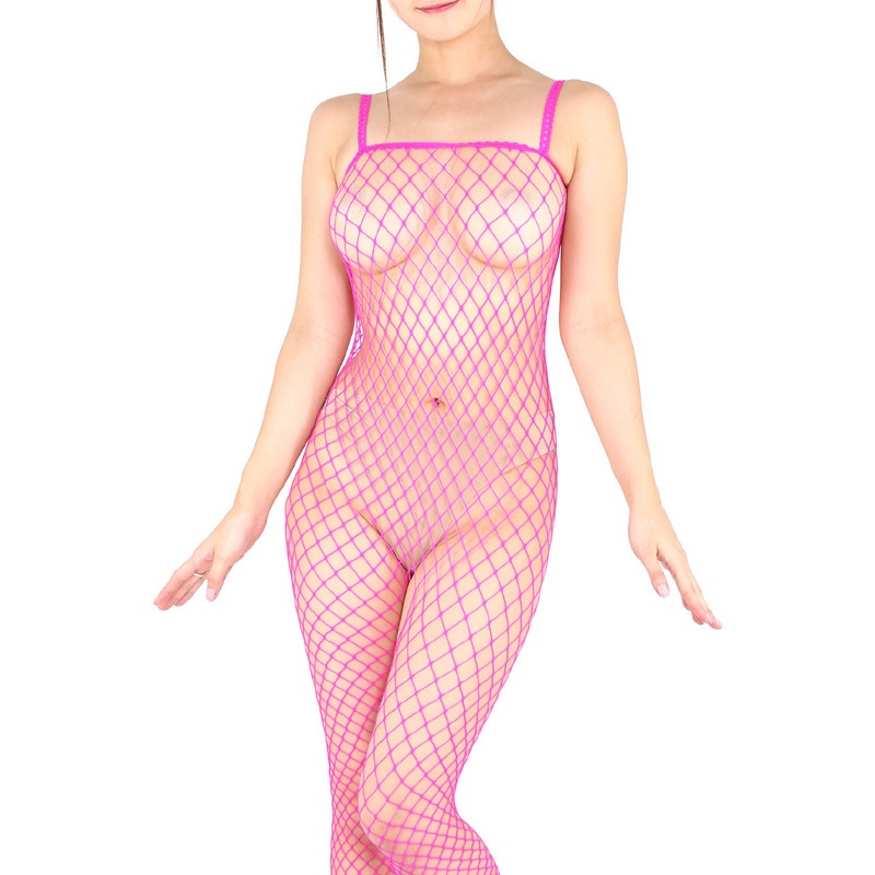 chu-U-chu Lingerie Collection フィッシュネットボディストッキング（FBS-004）ピンク
