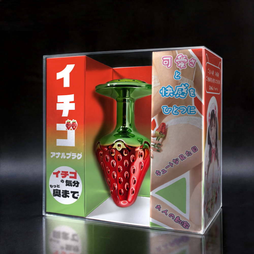 【イチゴ　アナルプラグ】Ｍサイズ