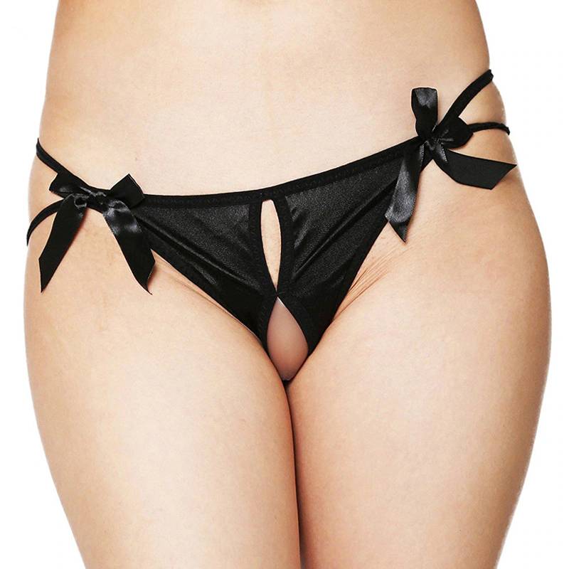 chu-U-chu Shorts Collection オープンクロッチパンティ（O-010）ブラック