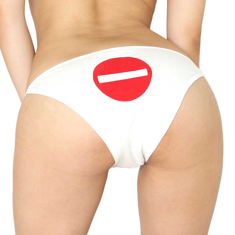 chu-U-chu Shorts Collection MESSAGE ショーツ(進入禁止) ホワイト