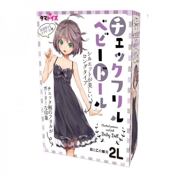 ※廃番　チェックフリルベビードール　おとこの娘用