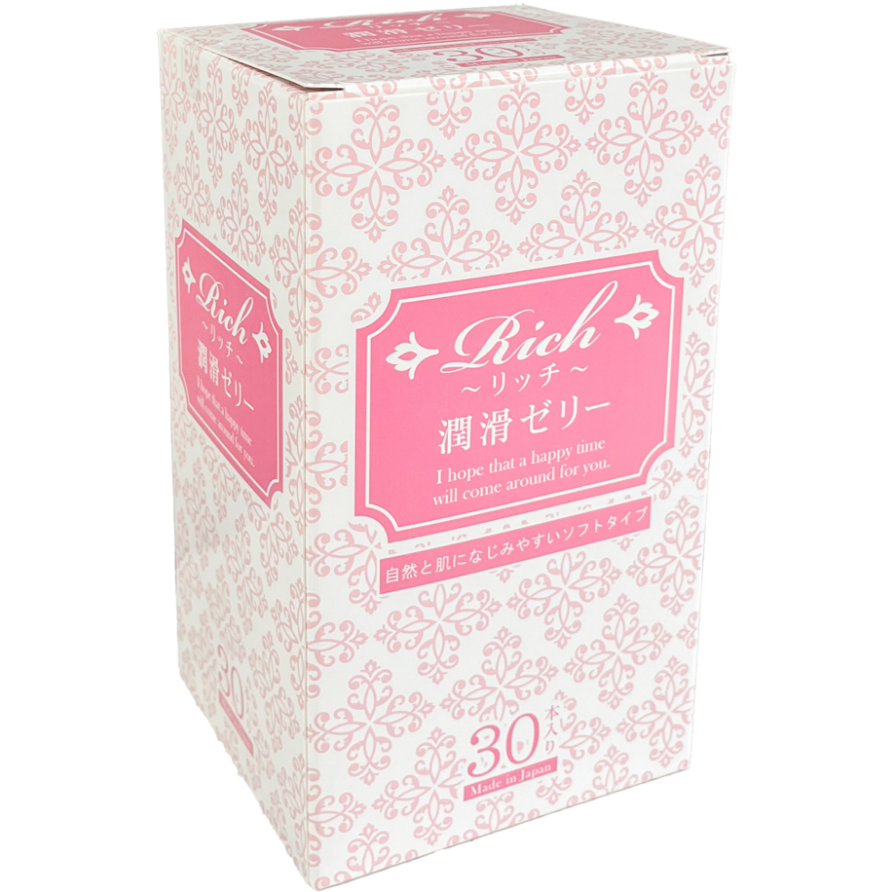 リッチ潤滑ゼリー 30本入り ソフトタイプ