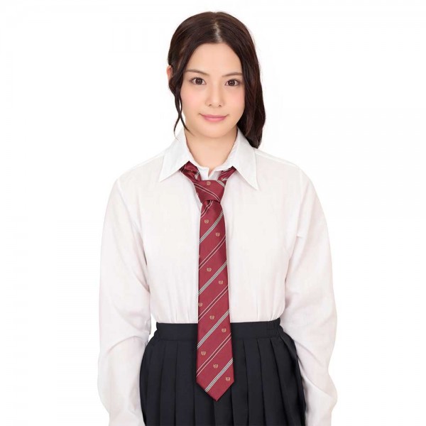 きゅん可愛スクールネクタイ　レッド