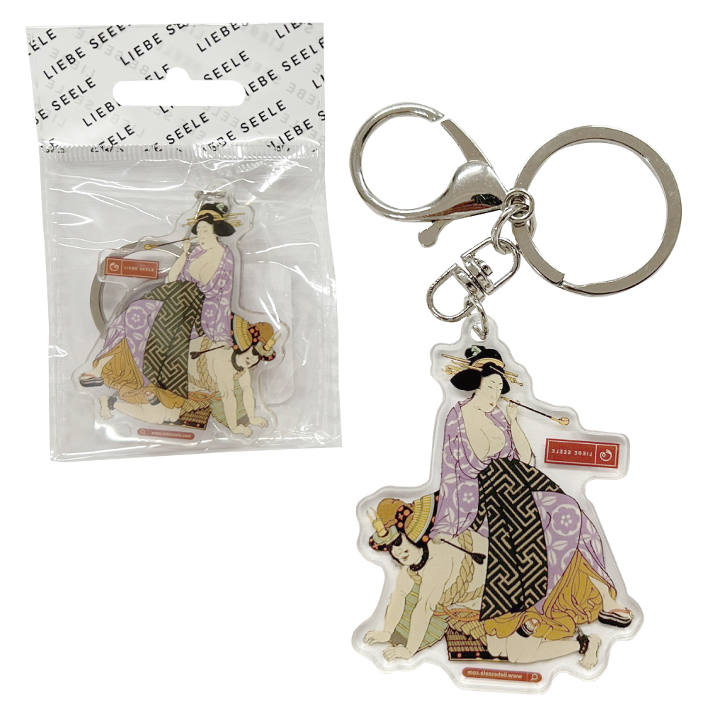 ※品切れ中　緊縛浮世絵乗馬鞭 キーホルダー