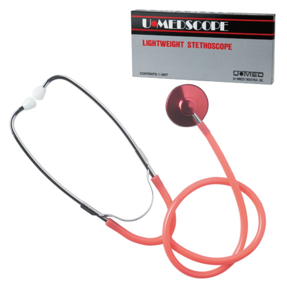 カラースコープ（聴診器） レッド