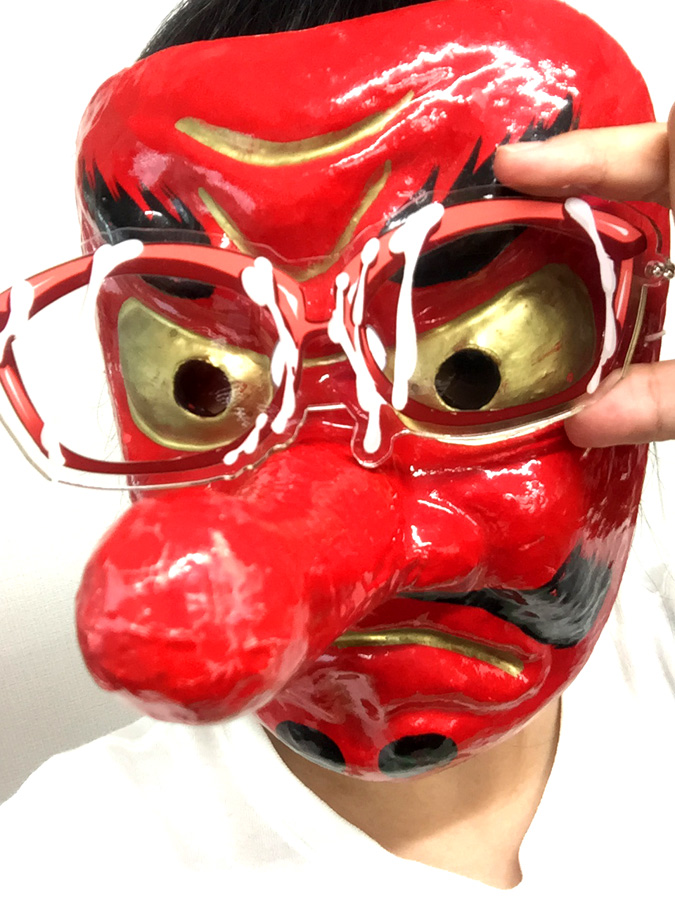 メガネ射キーホルダー