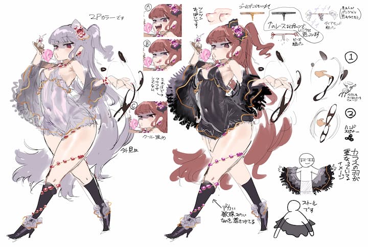 おイキよ！触手演舞メイキング資料