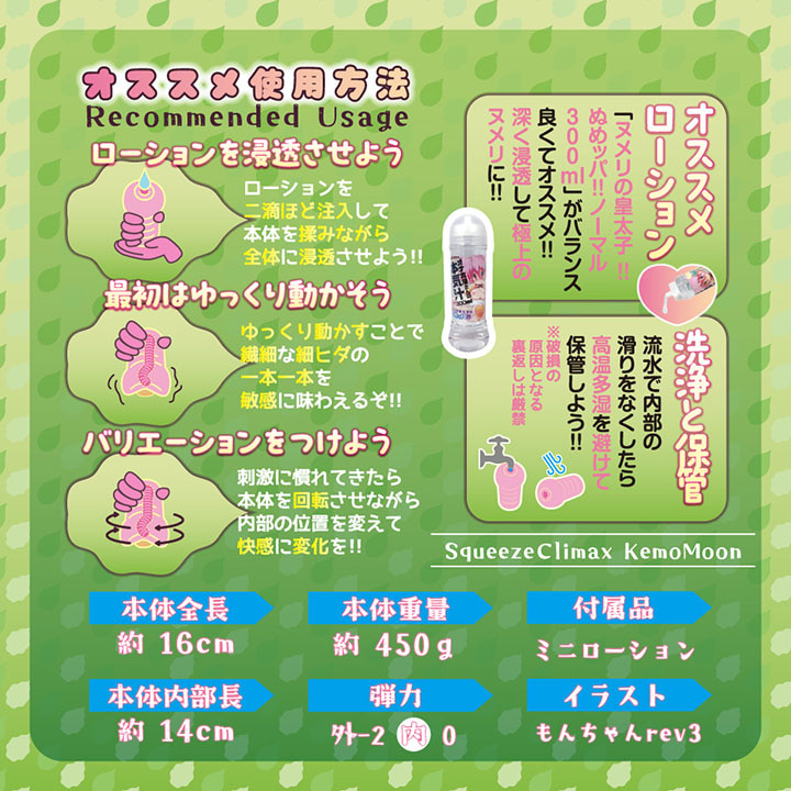 ケモモーン使い方