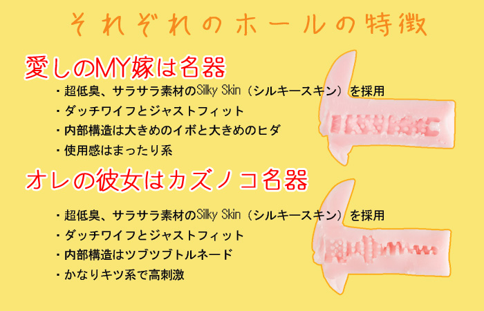 愛しのMY嫁は名器・オレの彼女はカズノコ名器