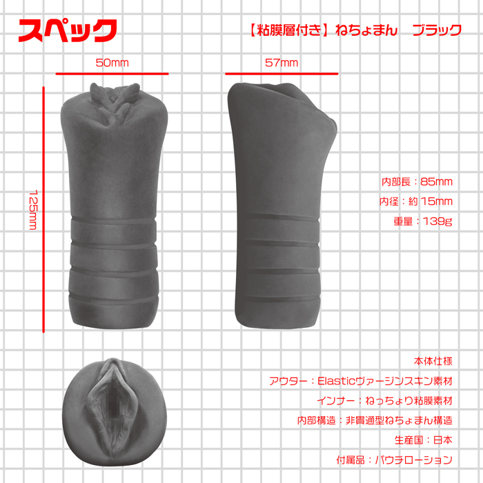 ねちょまん　ブラック