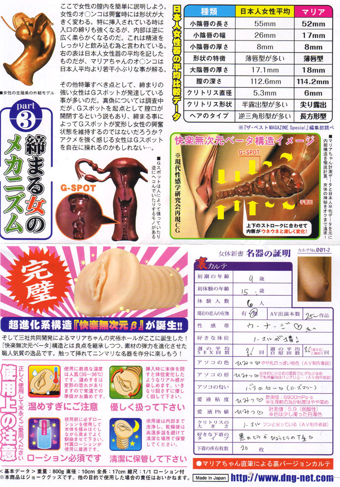 名器の証明