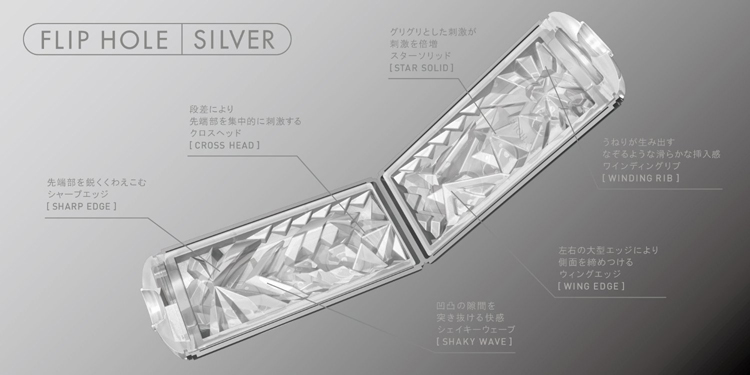 TENGA FLIP HOLE SILVER フリップホールシルバー