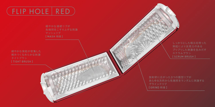 TENGA FLIP HOLE RED フリップホールレッド