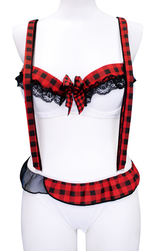 ラブアイドルブラ&ショーツ おとこの娘用3L