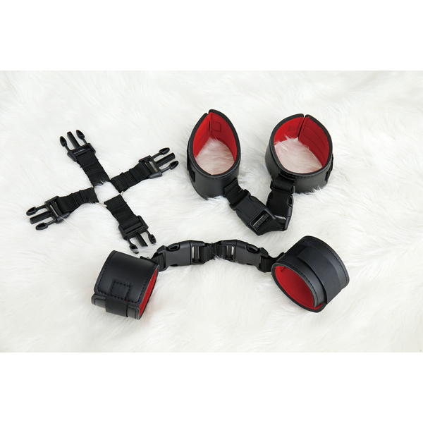バックルロックコンビネーション Basic set 手枷&足枷&十字ロック