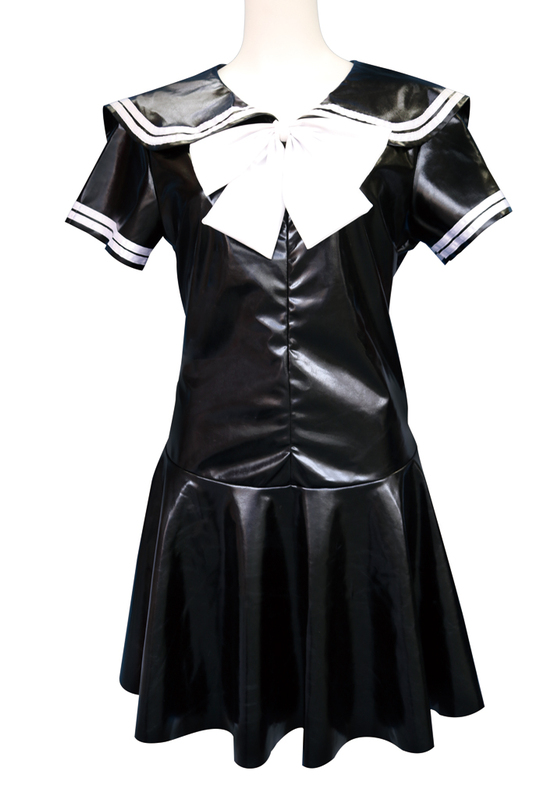 光沢エナメルセーラー服 おとこの娘用 